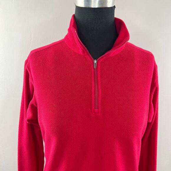 PATAGONIA Red Better Sweater Quarter-Zip Mock Neck Fleece Classic Size Medium M - Picture 3 of 9